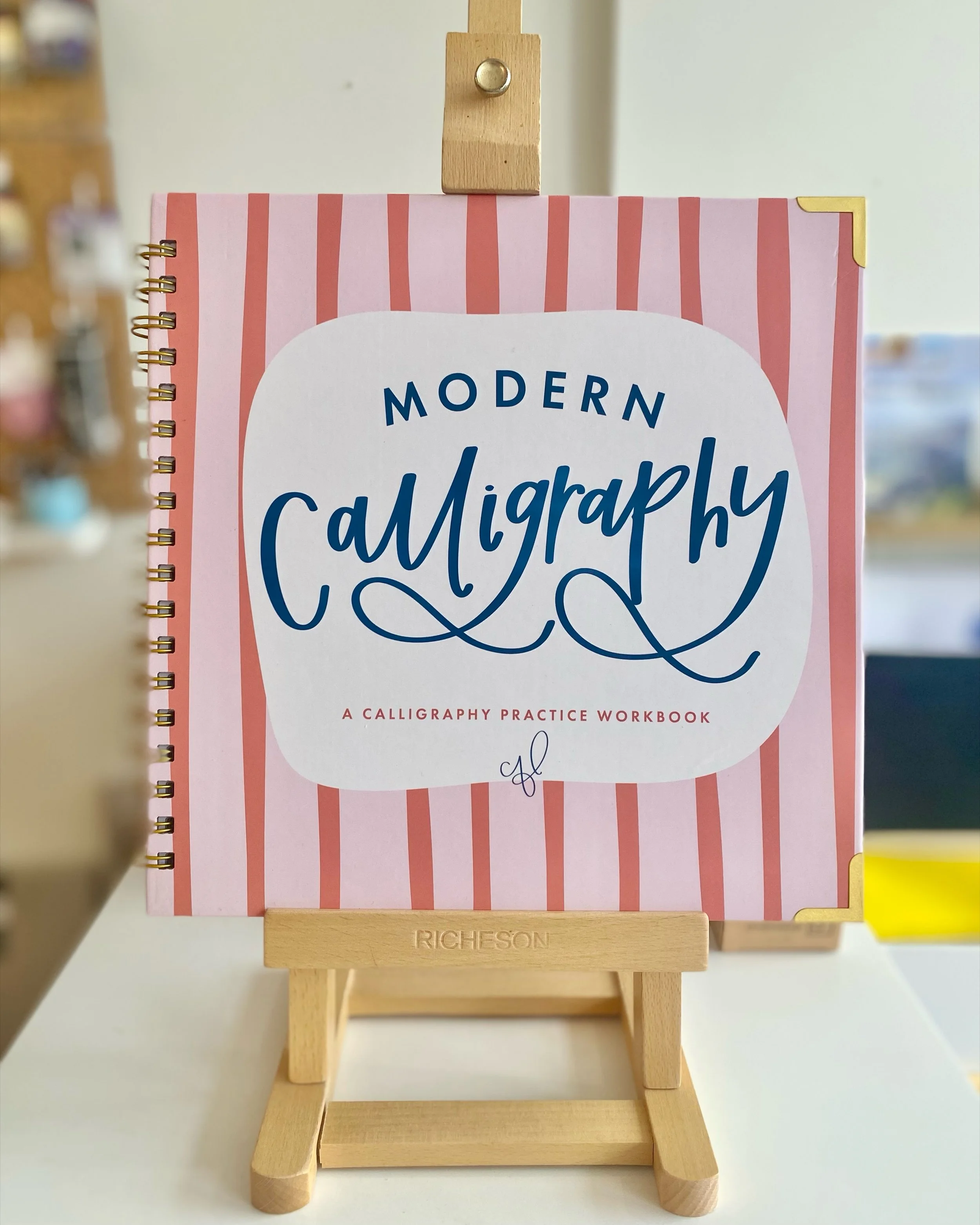 Your chicken scratch is calling. ✍️☎️

Remember when we used to write things down? Modern Calligraphy is here to make your handwriting a little prettier. With 12 calligraphy styles, practical techniques, and lots of room to practice, it&rsquo;s the p