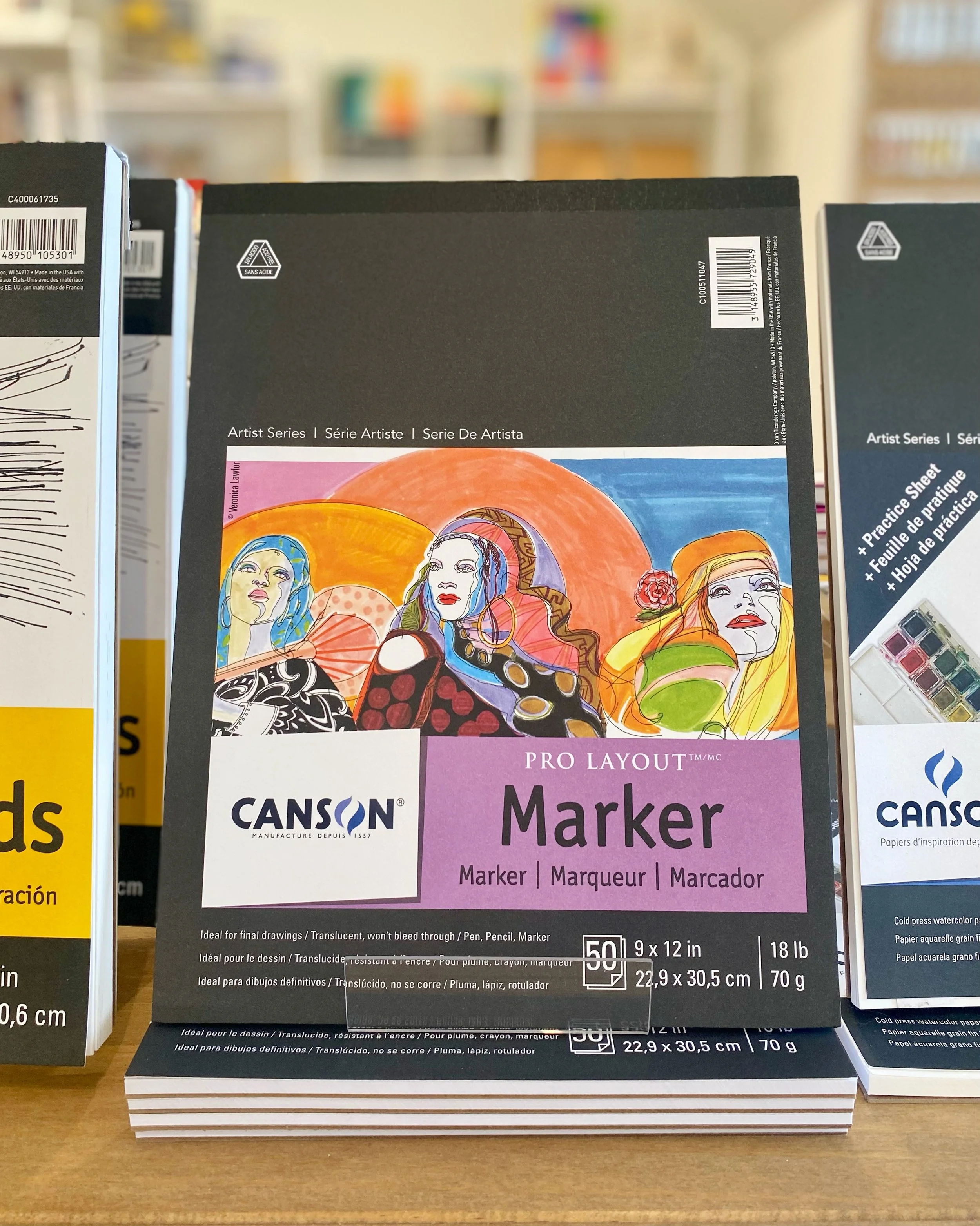Canson Pro Layout Marker Pads are here! Ideal for pen, pencil, and marker. We can&rsquo;t wait to see what you create 🖌️.