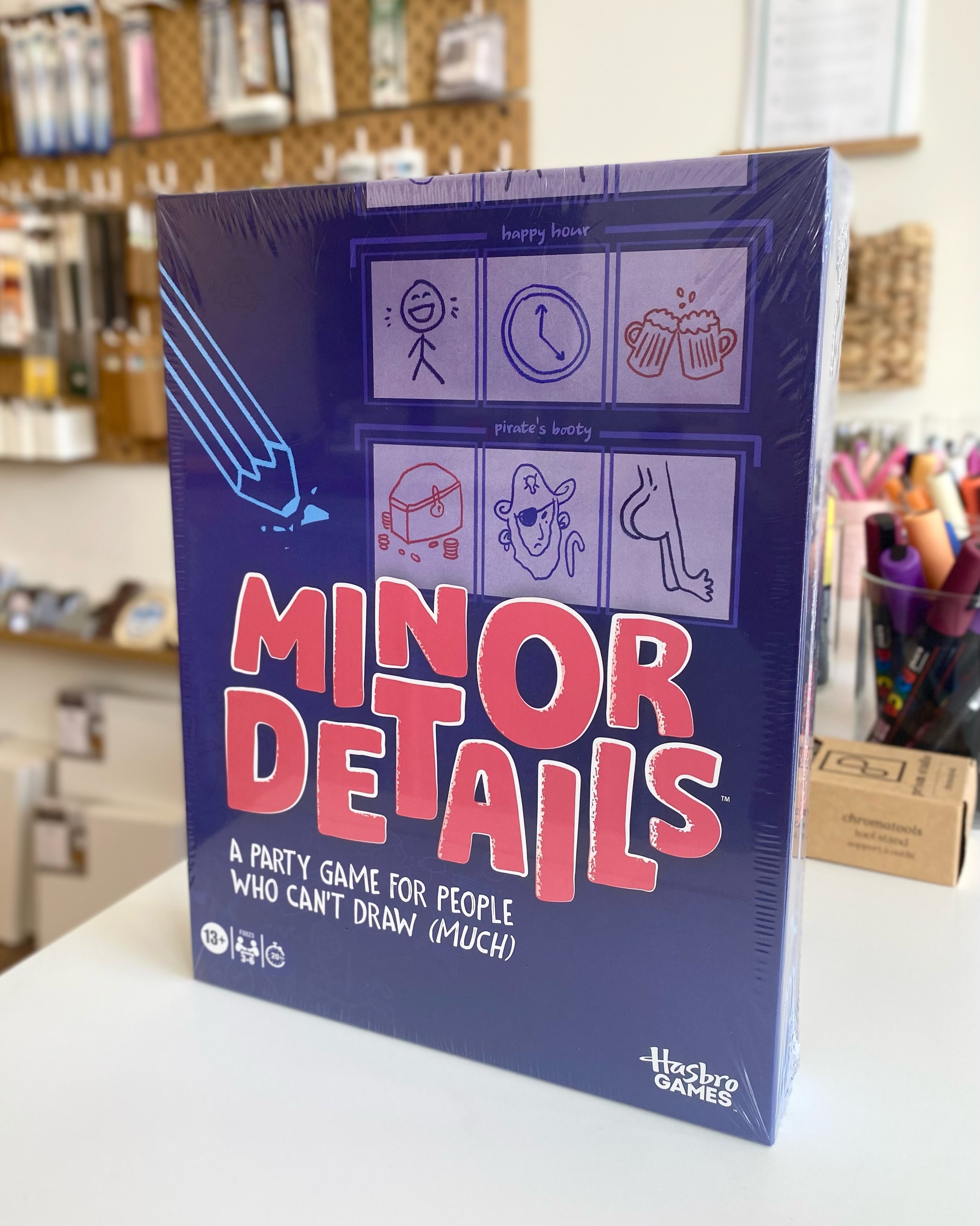 Details, details&hellip; 👀🎨

Draw one detail, pass it on, and see if you can piece together the bigger picture. No peeking! A great addition to game night, even for those who can&rsquo;t draw (much).