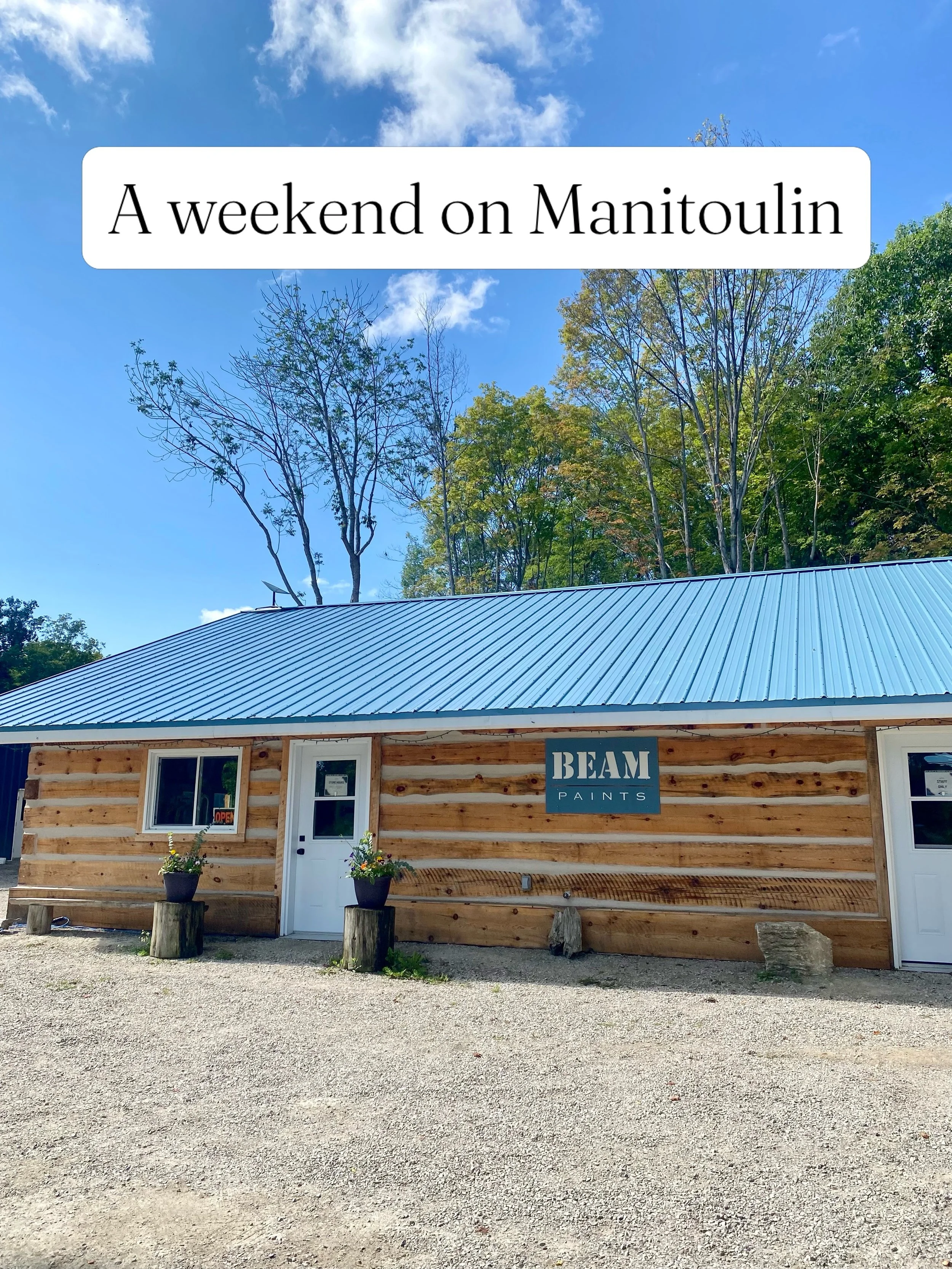 A weekend on Manitoulin 🦋🌸! Here&rsquo;s a recap of what I got up to on Manitoulin Island this past weekend. Such a magical place, we can&rsquo;t wait to go back 🌿. Lola gives it 4 paws up! 🐾