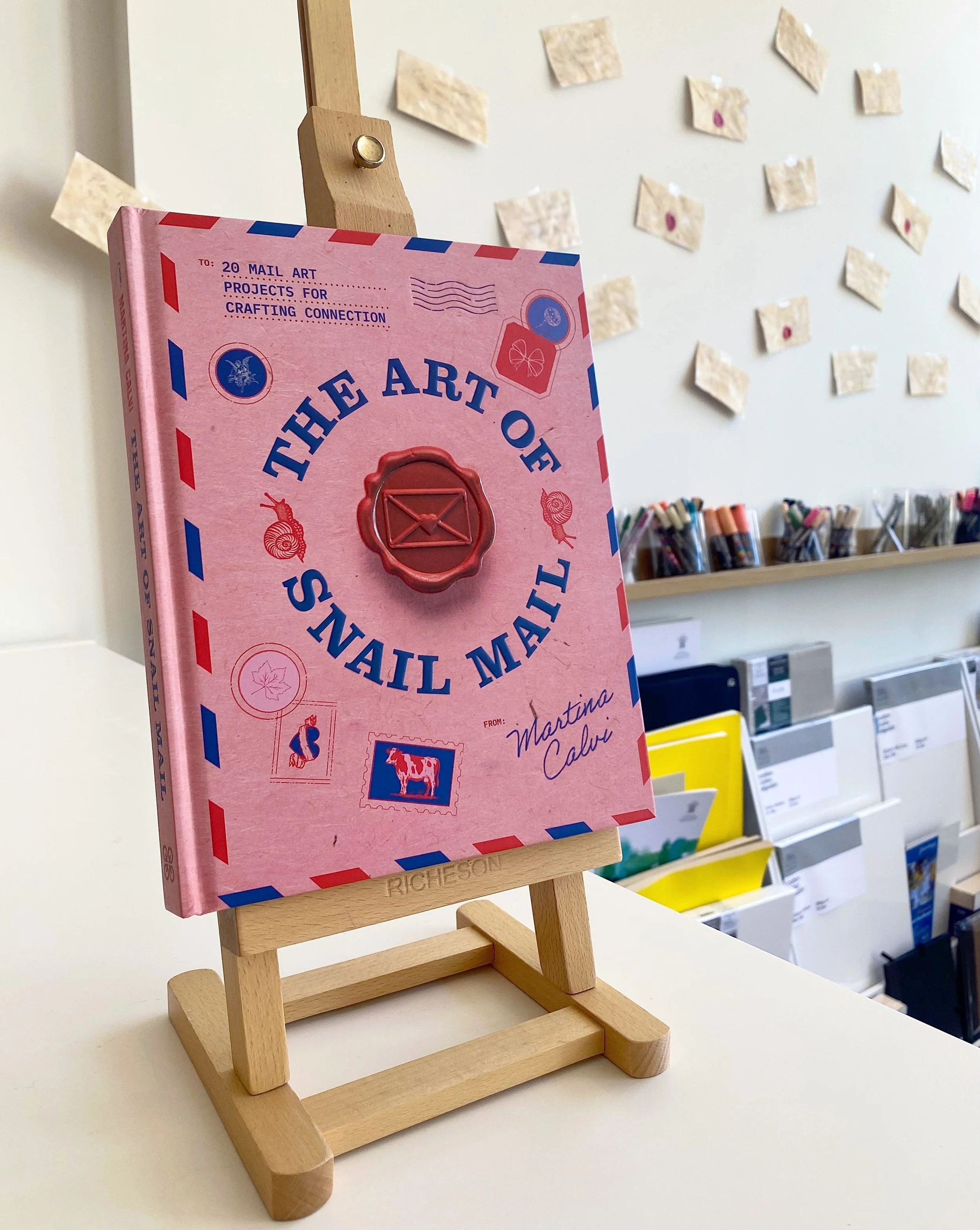 The Art of Snail Mail 🐌💌 

The new book from @martinamartian has arrived and it&rsquo;s GORGEOUS. Pop in and take a peek. Snail mail is back, tell the world!