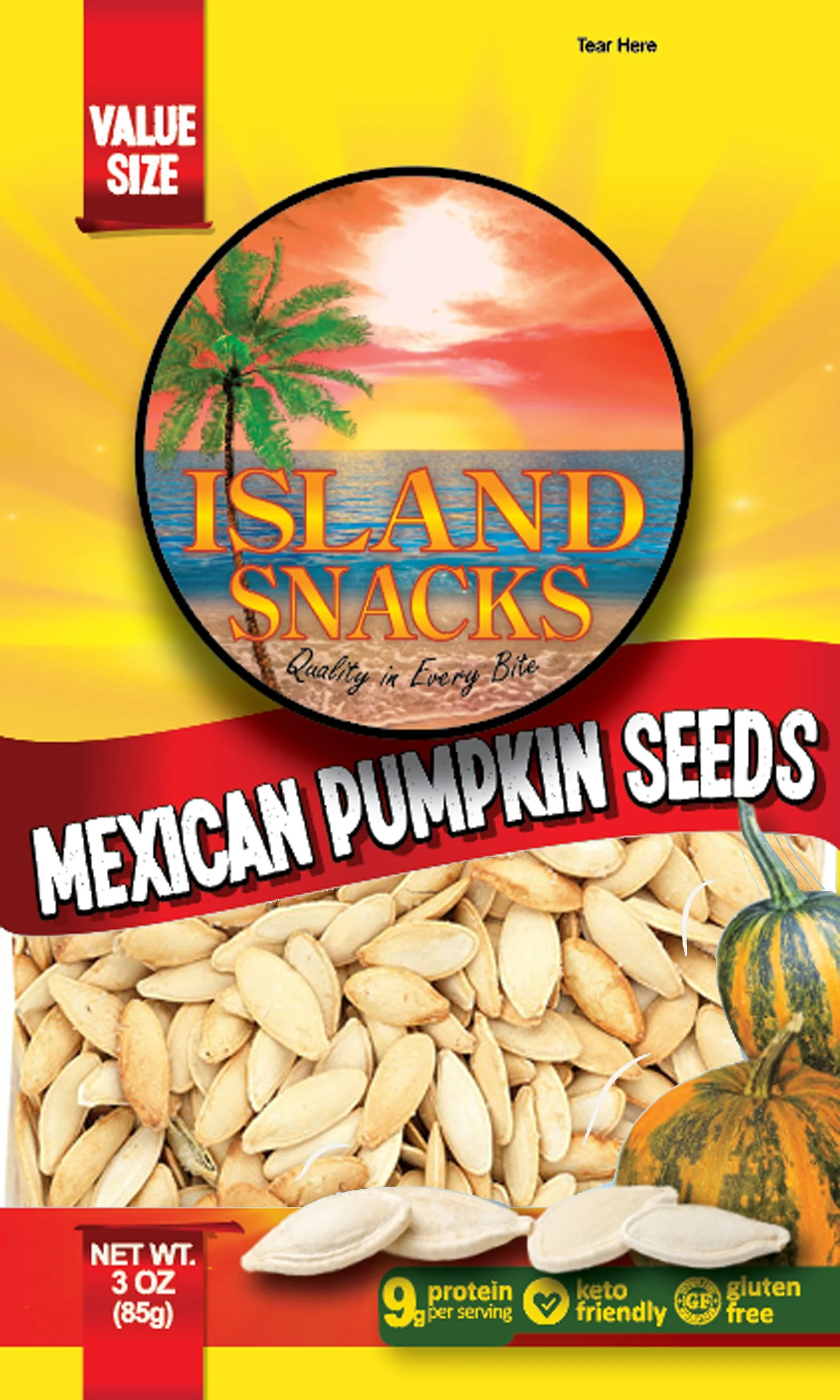 Mexican Pumpkin Seeds Island Snacks