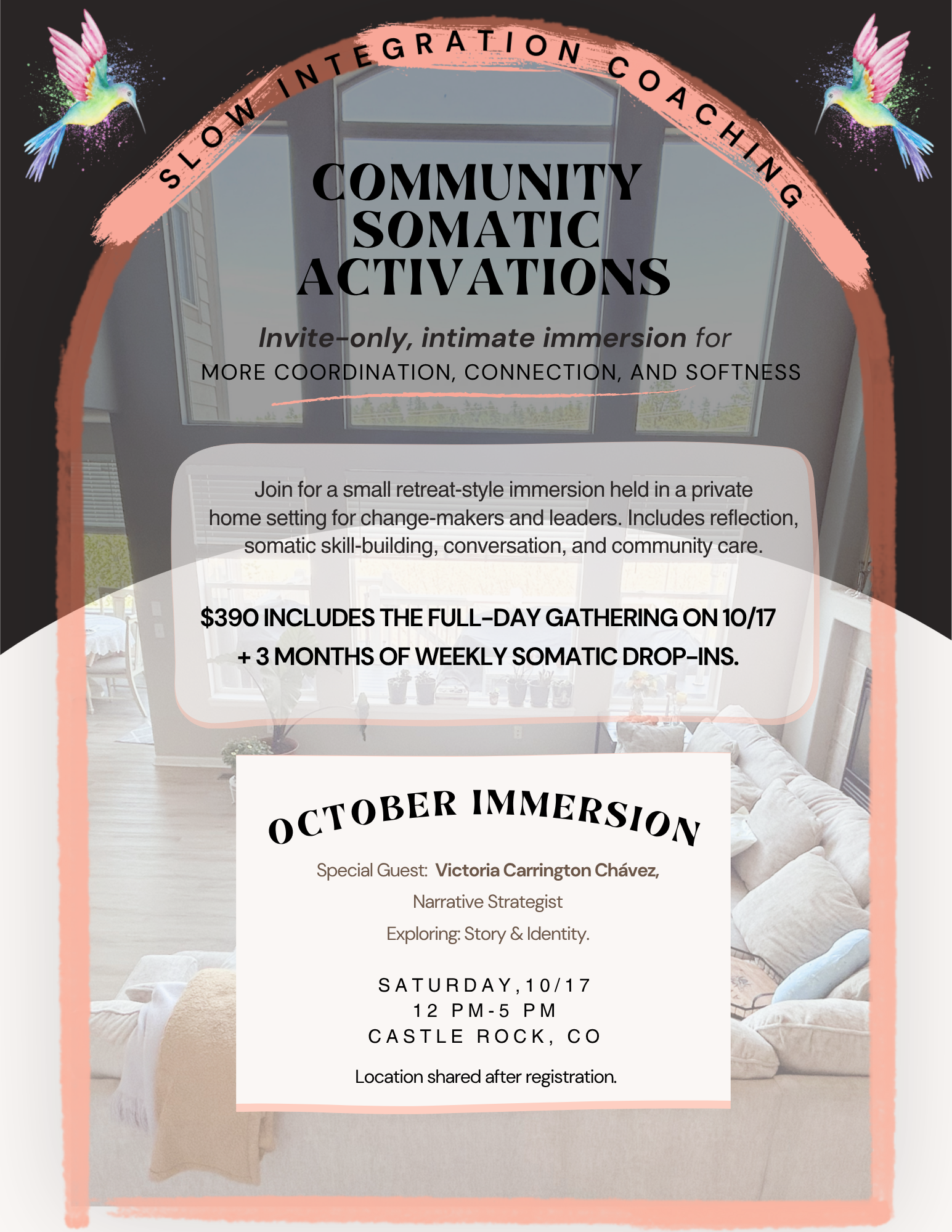 October Somatic Immersion