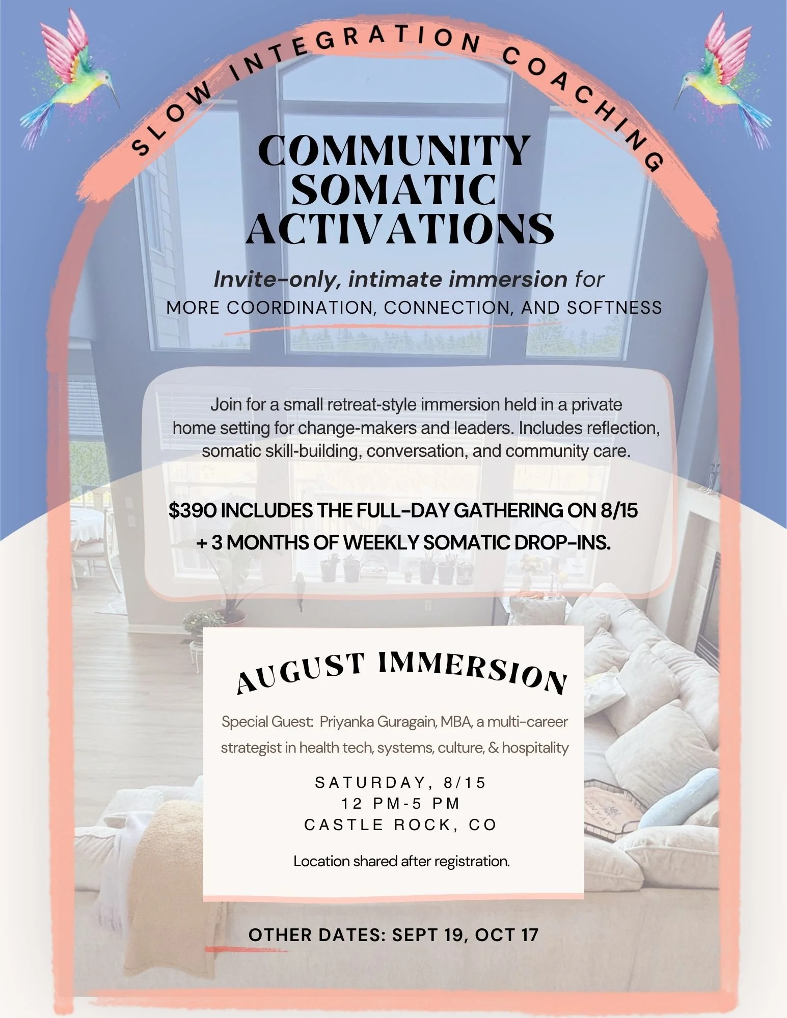 August Somatic Immersion