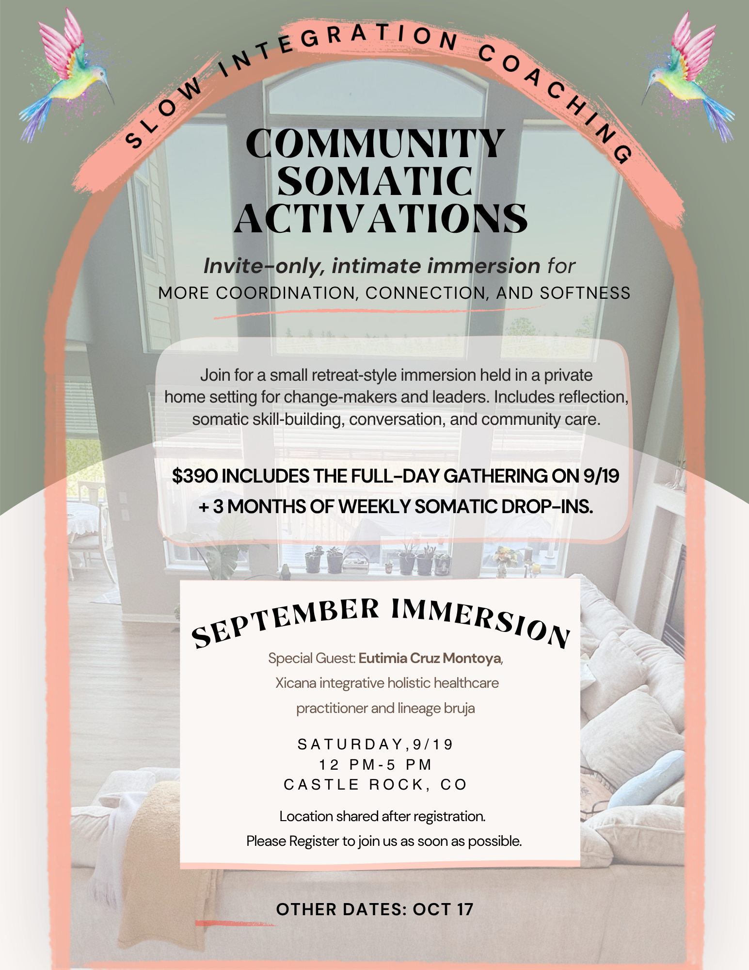 September Somatic Immersion