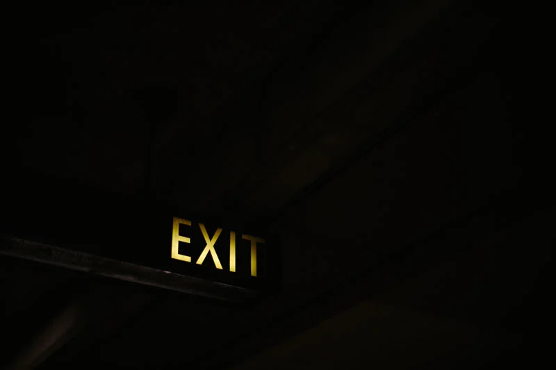 San Francisco, Daly City bart station, exit signage