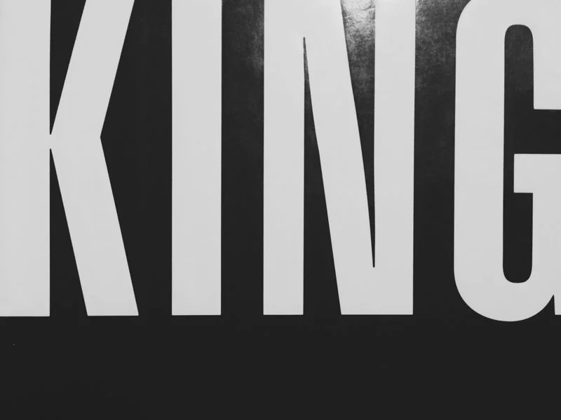 Stephen King, Insomnia, typography, black and white