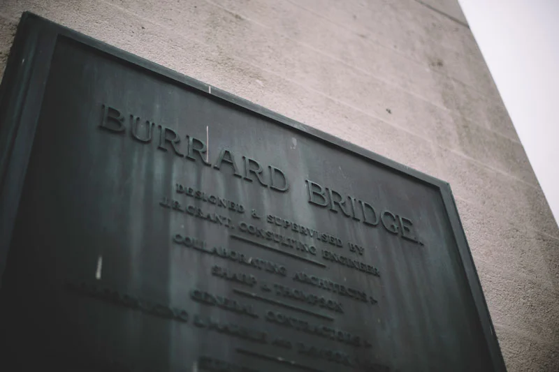 Burrard Bridge Vancouver British Columbia Canada