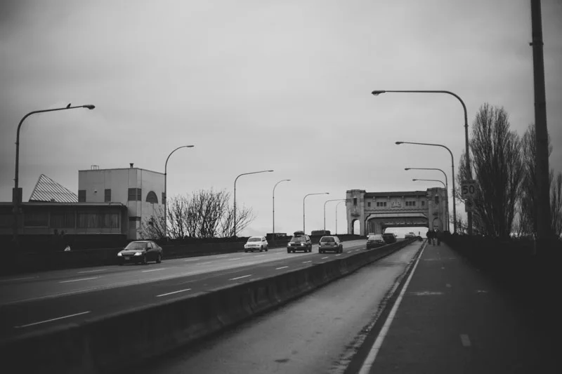 Burrard Bridge Vancouver British Columbia Canada