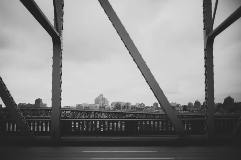 Burrard Bridge Vancouver British Columbia Canada