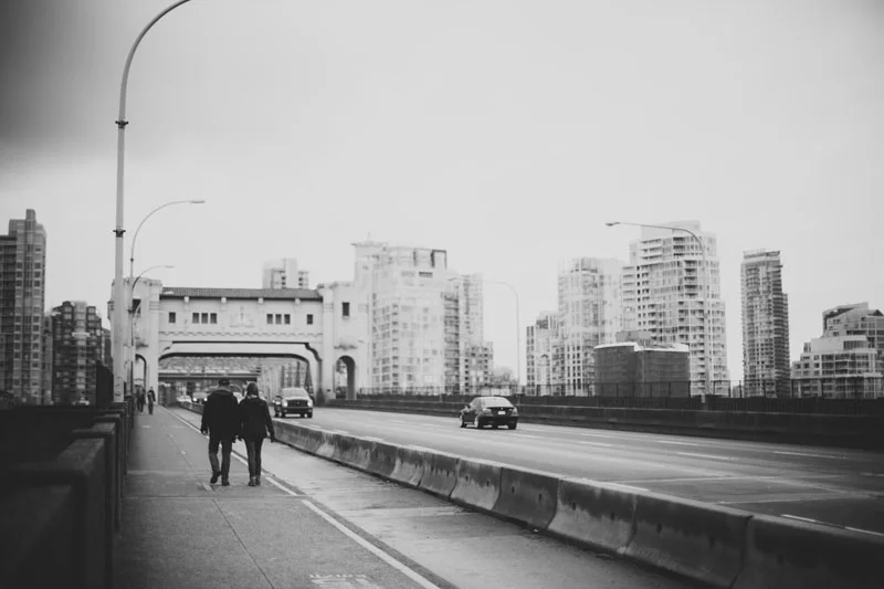 Burrard Bridge Vancouver British Columbia Canada