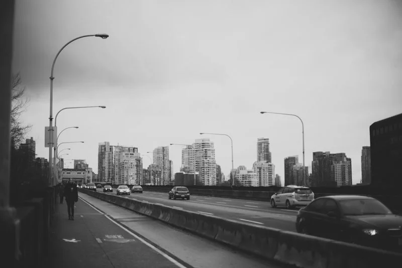 Burrard Bridge Vancouver British Columbia Canada