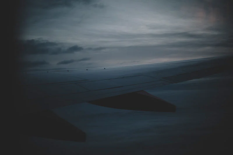 Watching the sunrise from the sky