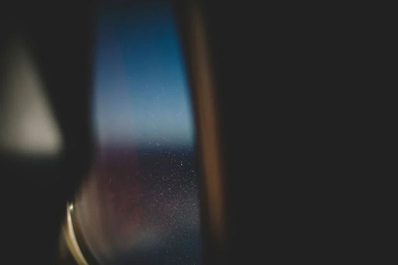 Watching the sunrise from the sky