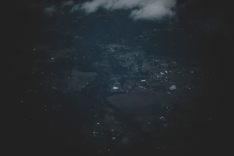 Watching the sunrise from the sky