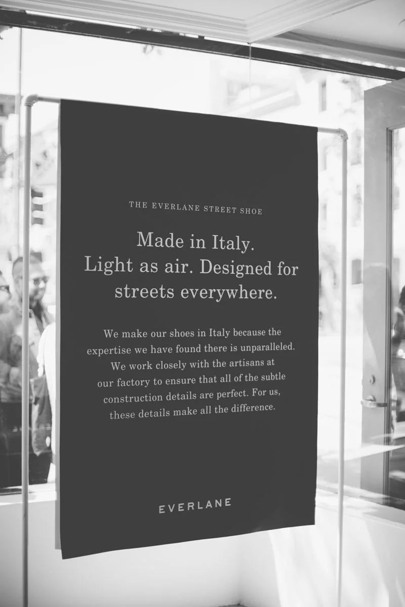 Everlane introduces the street shoe in San Francisco