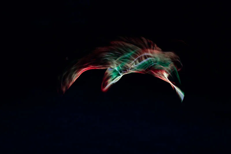 Lightpainting photography experimenting with the pixelstick