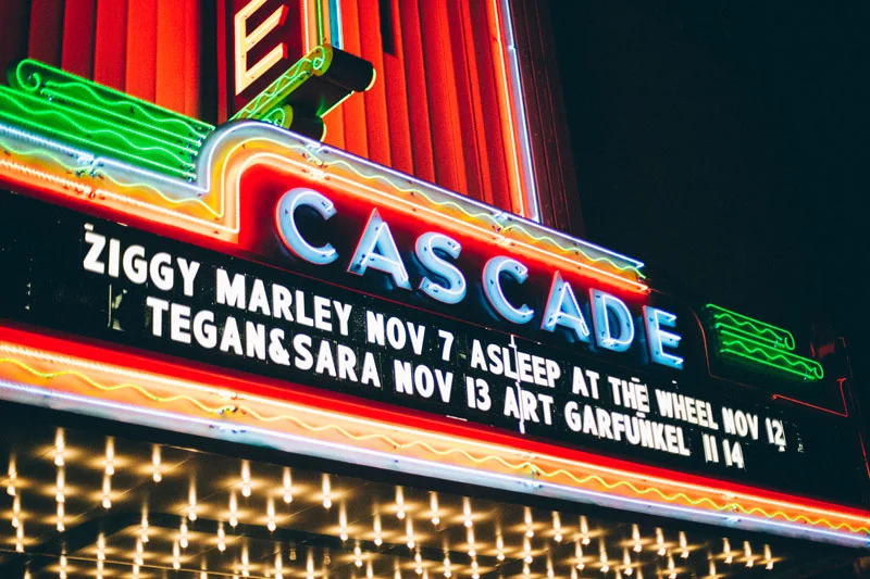 Tegan and Sara concert at the Cascade Theatre Redding California