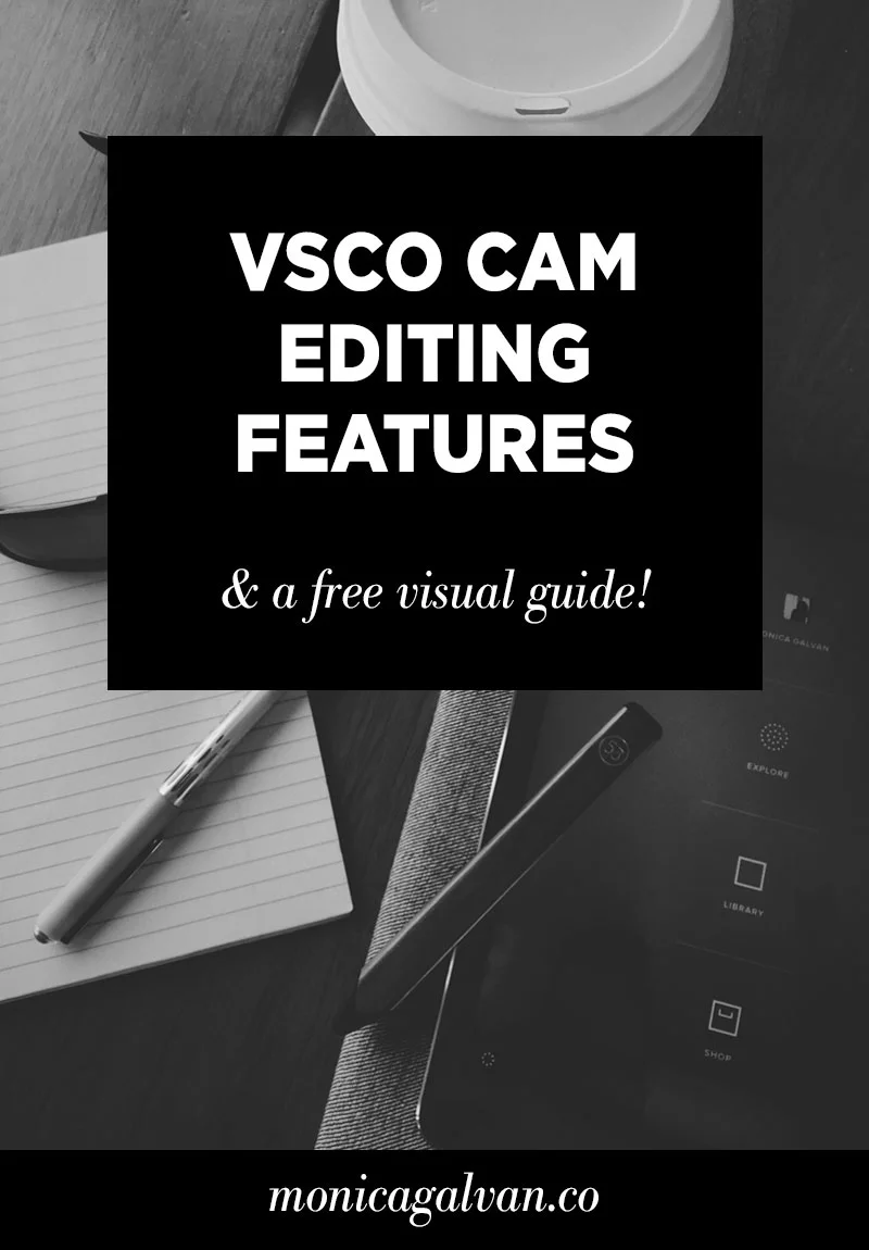 Guide to VSCO Cam editing features: Free guide included!