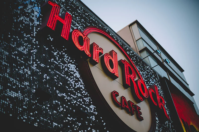 Downtown Hollywood signage photography