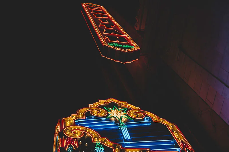 Downtown Hollywood signage photography