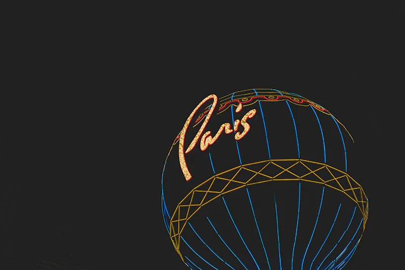 Paris, Las Vegas: Signage Photography