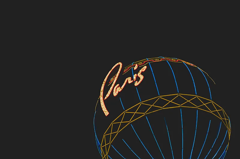 Paris, Las Vegas: Signage Photography