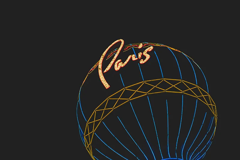Paris, Las Vegas: Signage Photography