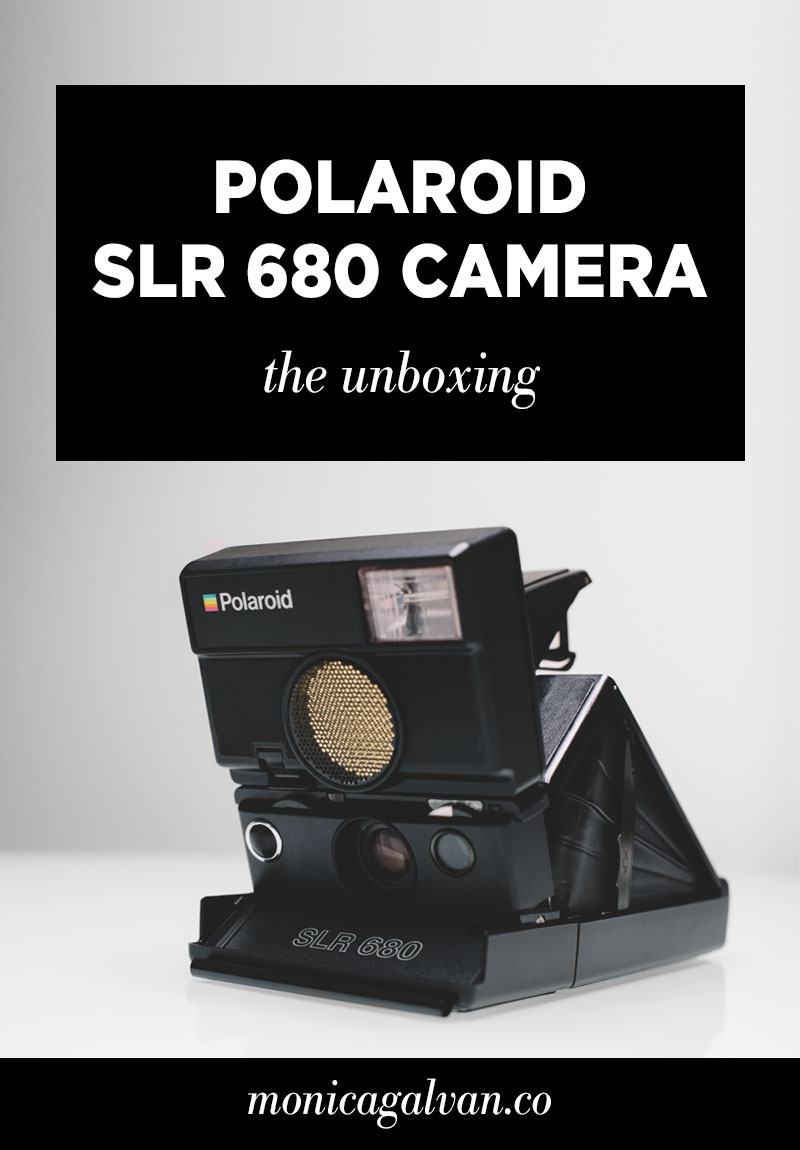 Polaroid SLR 680 Instant Film Camera Unboxing — M.