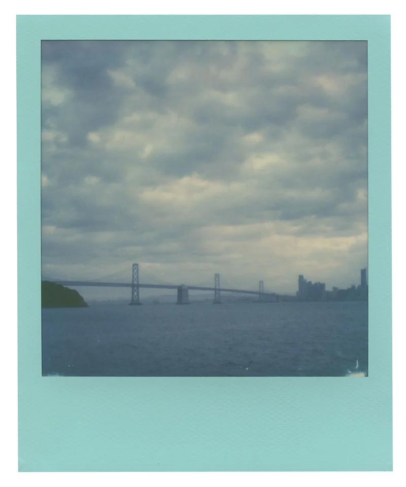 Polaroid 600 Film: San Francisco's Skyline and Bay Bridge from Treasure Island