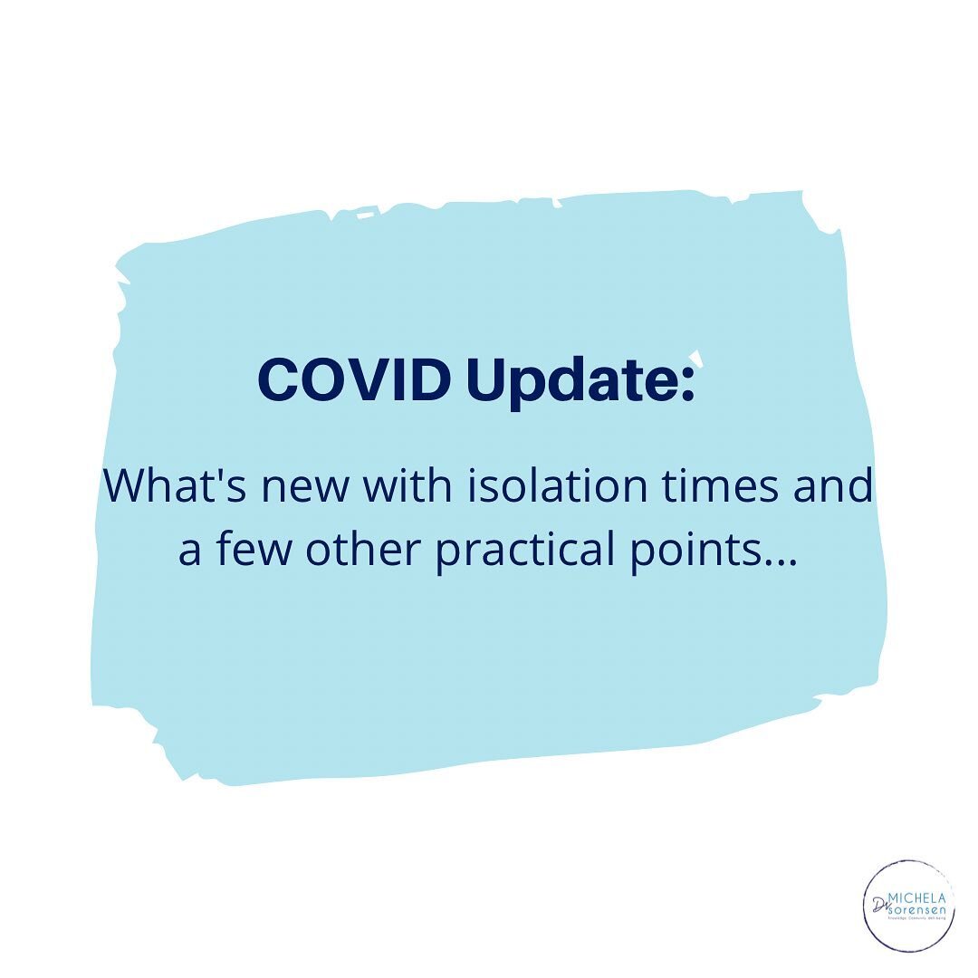 ⁣
😷COVID - Yep, more changes😷⁣
So what do you need to know?⁣
⁣
👆🏻As of last night, the 𝗺𝗮𝗻𝗱𝗮𝘁𝗼𝗿𝘆 𝗶𝘀𝗼𝗹𝗮𝘁𝗶𝗼𝗻 𝗽𝗲𝗿𝗶𝗼𝗱 𝗵𝗮𝘀 𝗯𝗲𝗲𝗻 𝗿𝗲𝗱𝘂𝗰𝗲𝗱 𝘁𝗼 𝟱 𝗱𝗮𝘆𝘀 (from 7) from the date of your positive test.⁣
👆🏻If you ha
