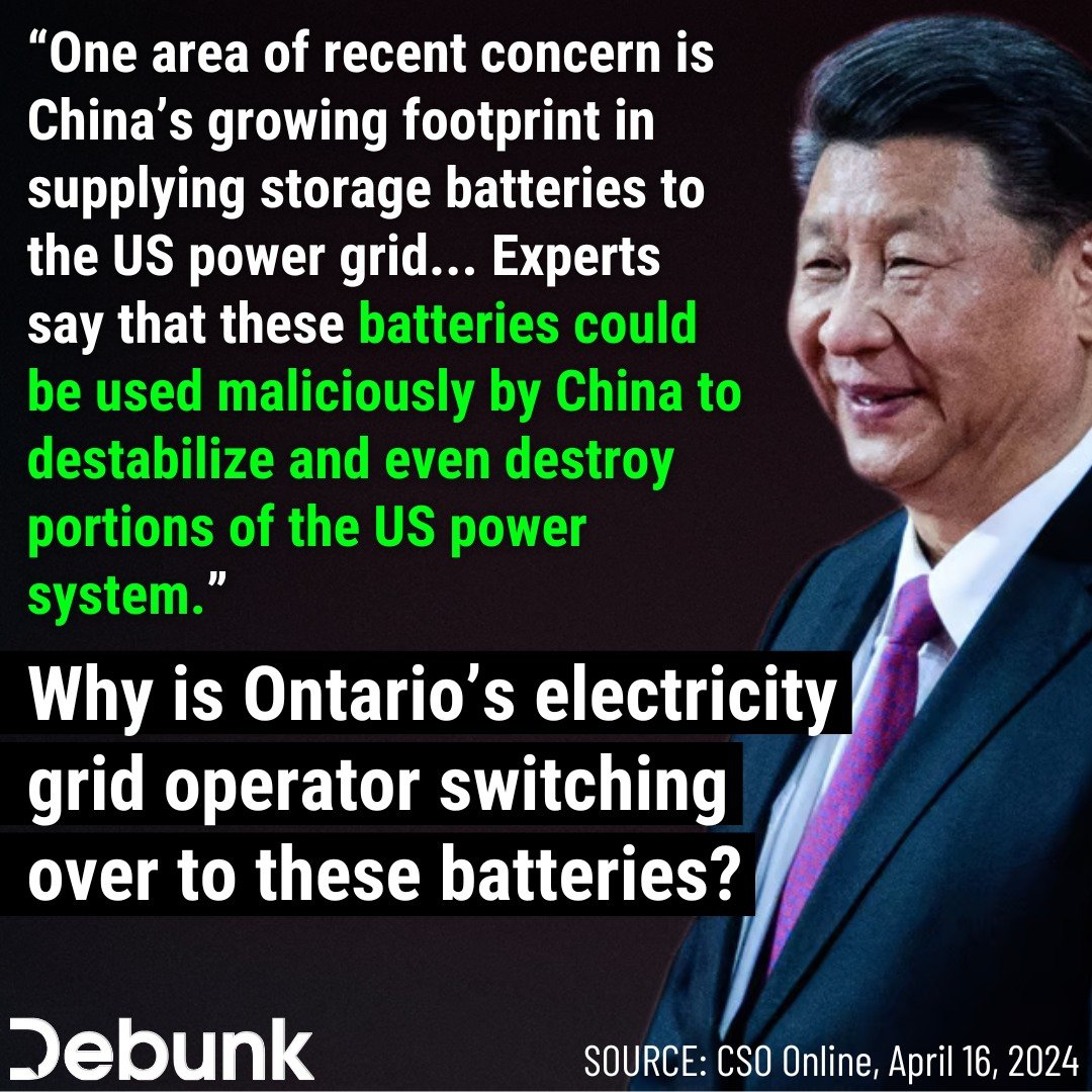 If the United States is already facing these issues, why would the Independent Electricity System Operator want to adopt these batteries too?