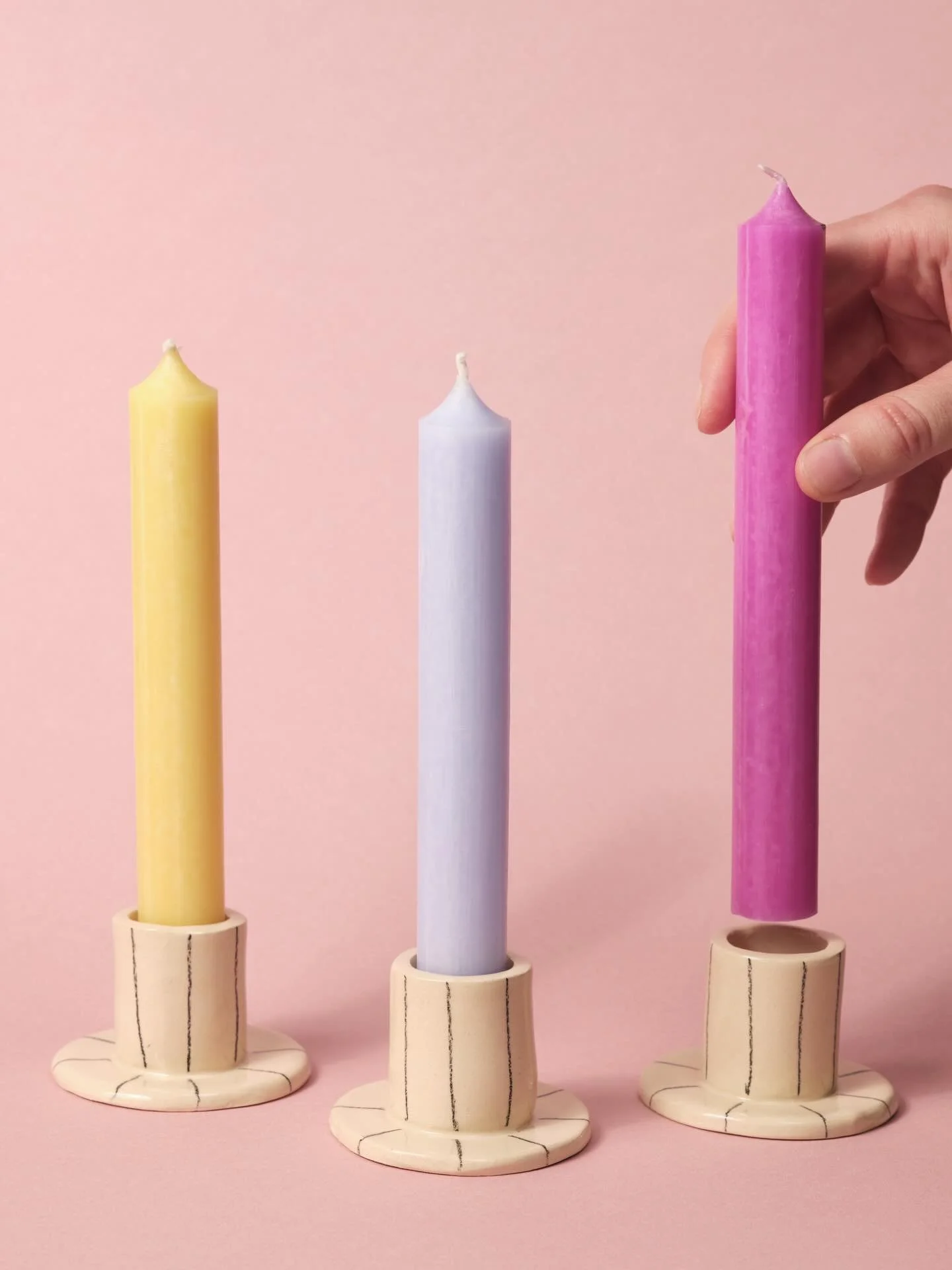 Kerzenst&auml;nder aus Keramik