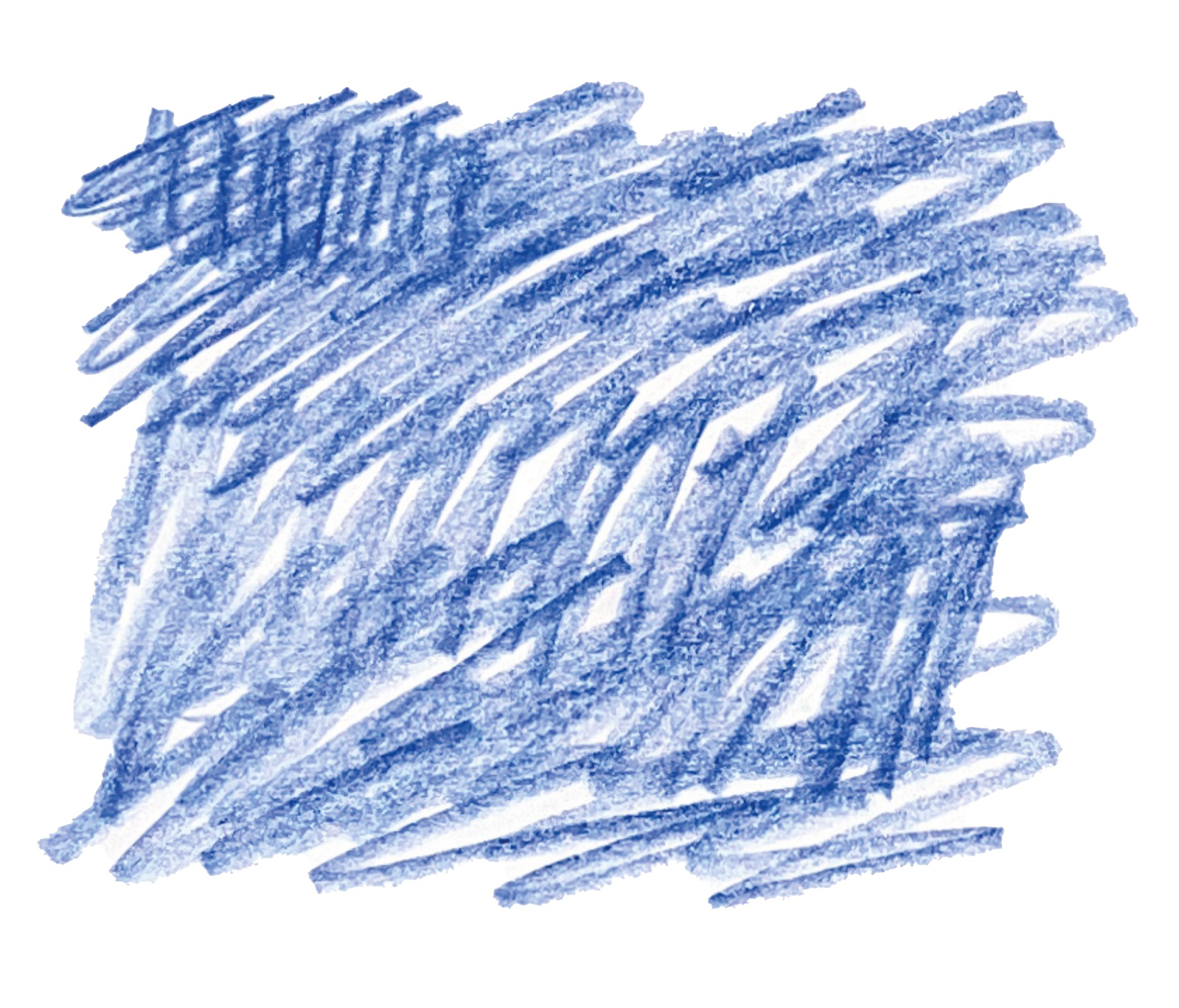 Muster aus blauem Buntstift als dekoratives Element