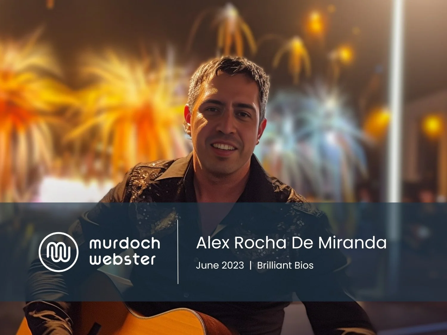 Introducing Alex Rocha De Miranda, and our new series Brilliant Bios! 