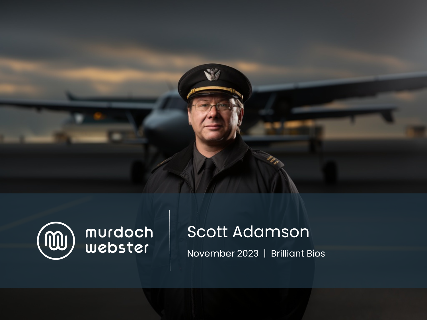 Presenting our Brilliant Bio for November, featuring Scott Adamson!