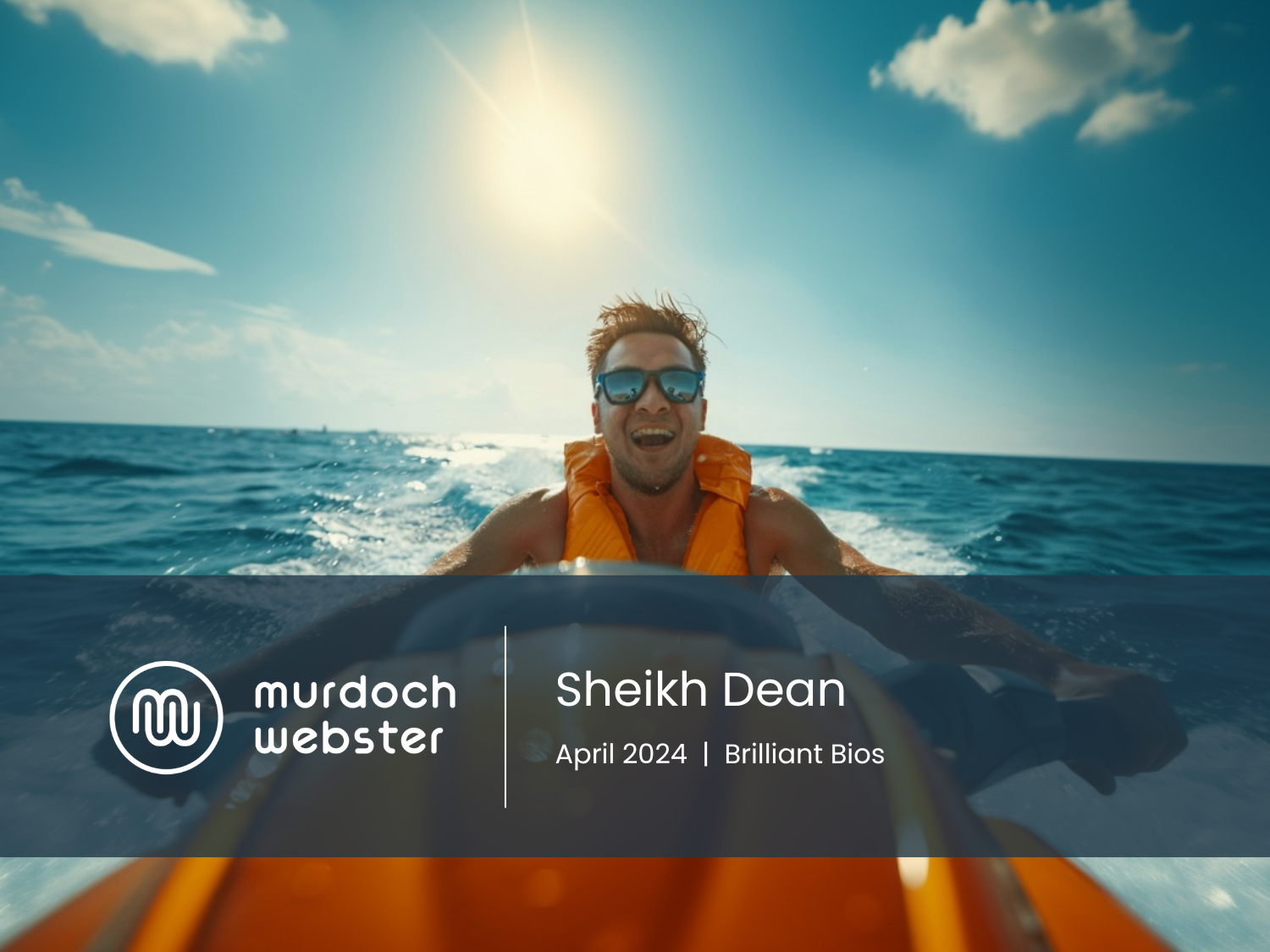 Presenting our Brilliant Bio for April of 2024, let's welcome Sheikh Dean!