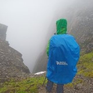 This is me with my massive backpack on top of Ben Nevis. Between writing and editing 'Roots', I took a week off to hike the West Highland Way (and then Ben Nevis for good measure) with my friends. This distance was so important for being able to look