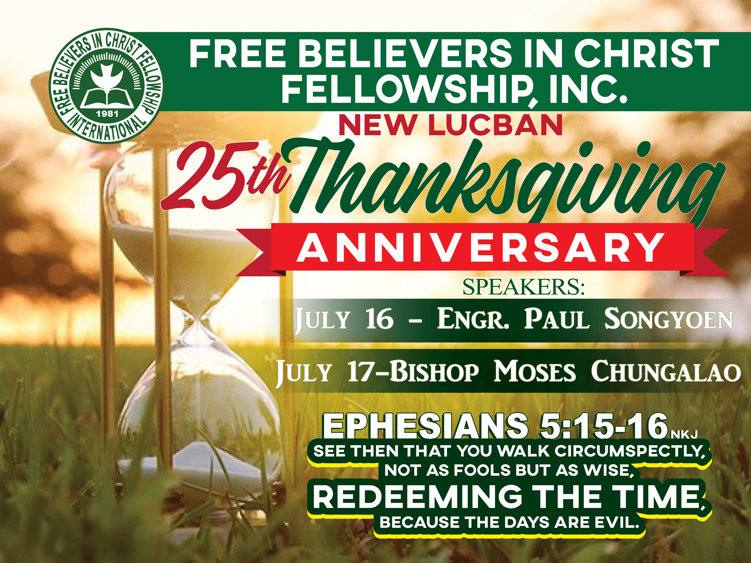 New Lucban 25th Thanksgiving Anniversary