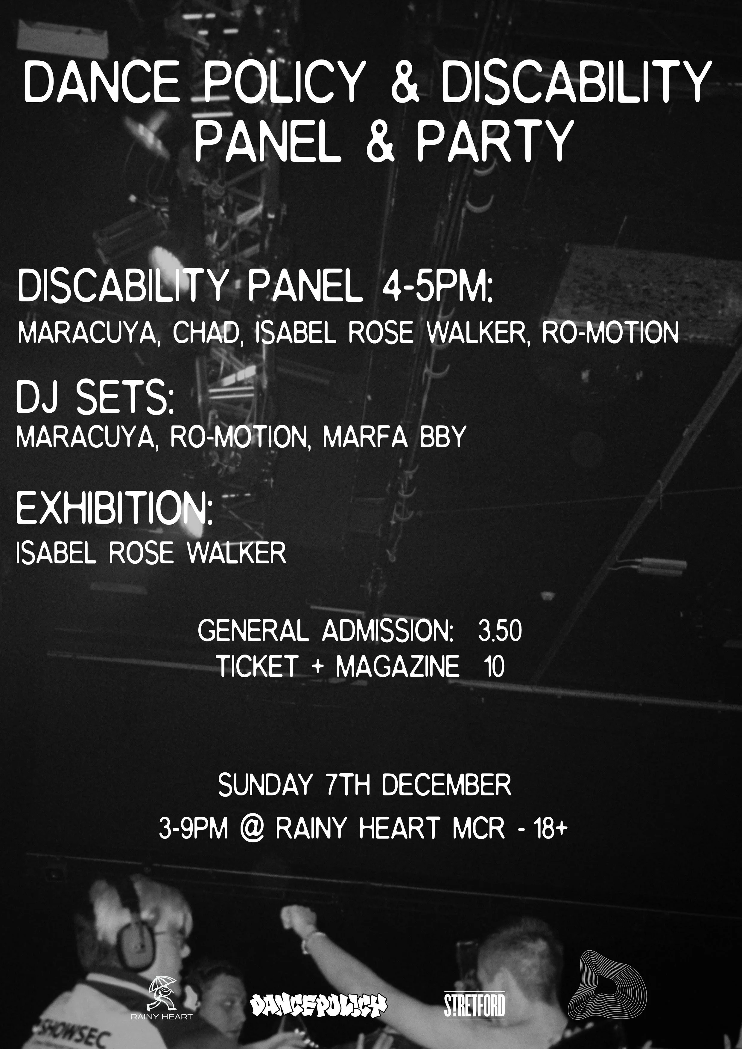 Discability &amp; Dance Policy Panel + Party!