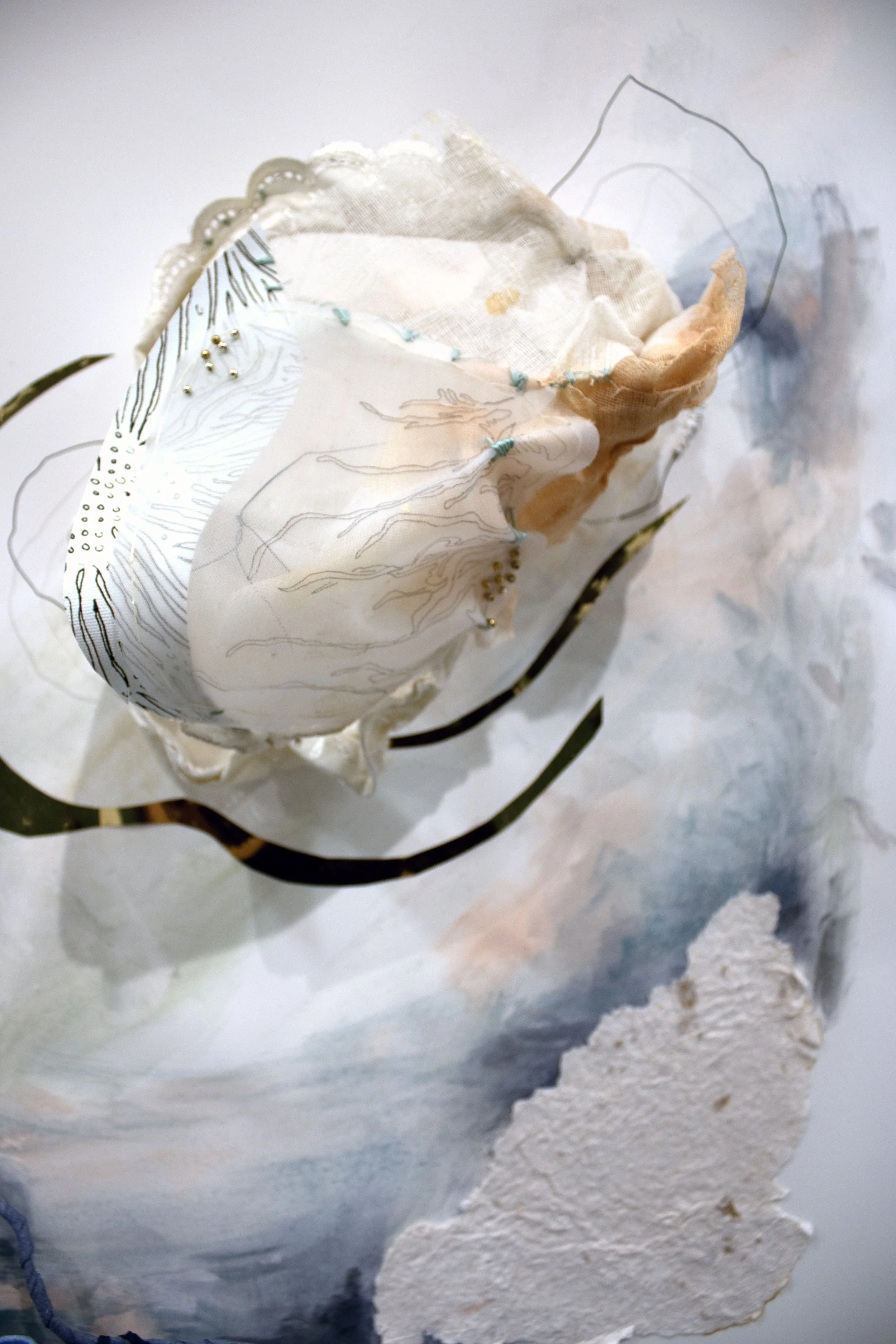 "Head in the Clouds, Heart in the Tides" - detail 3D component