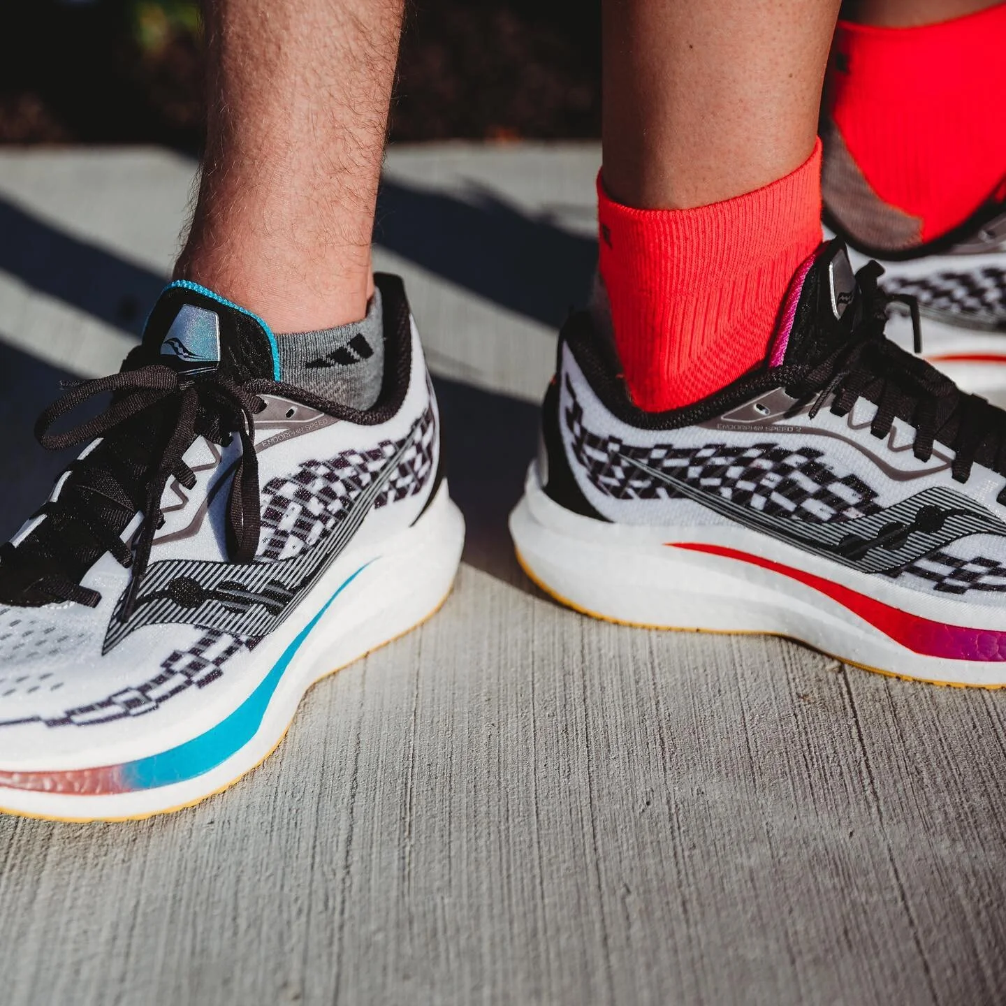 Are you looking to feel fast and train for the finish then look no further than the new @saucony Endorphin speed 2. This shoe will have you chasing checkered flags or the energy to go that extra mile. Stop in and check them out.