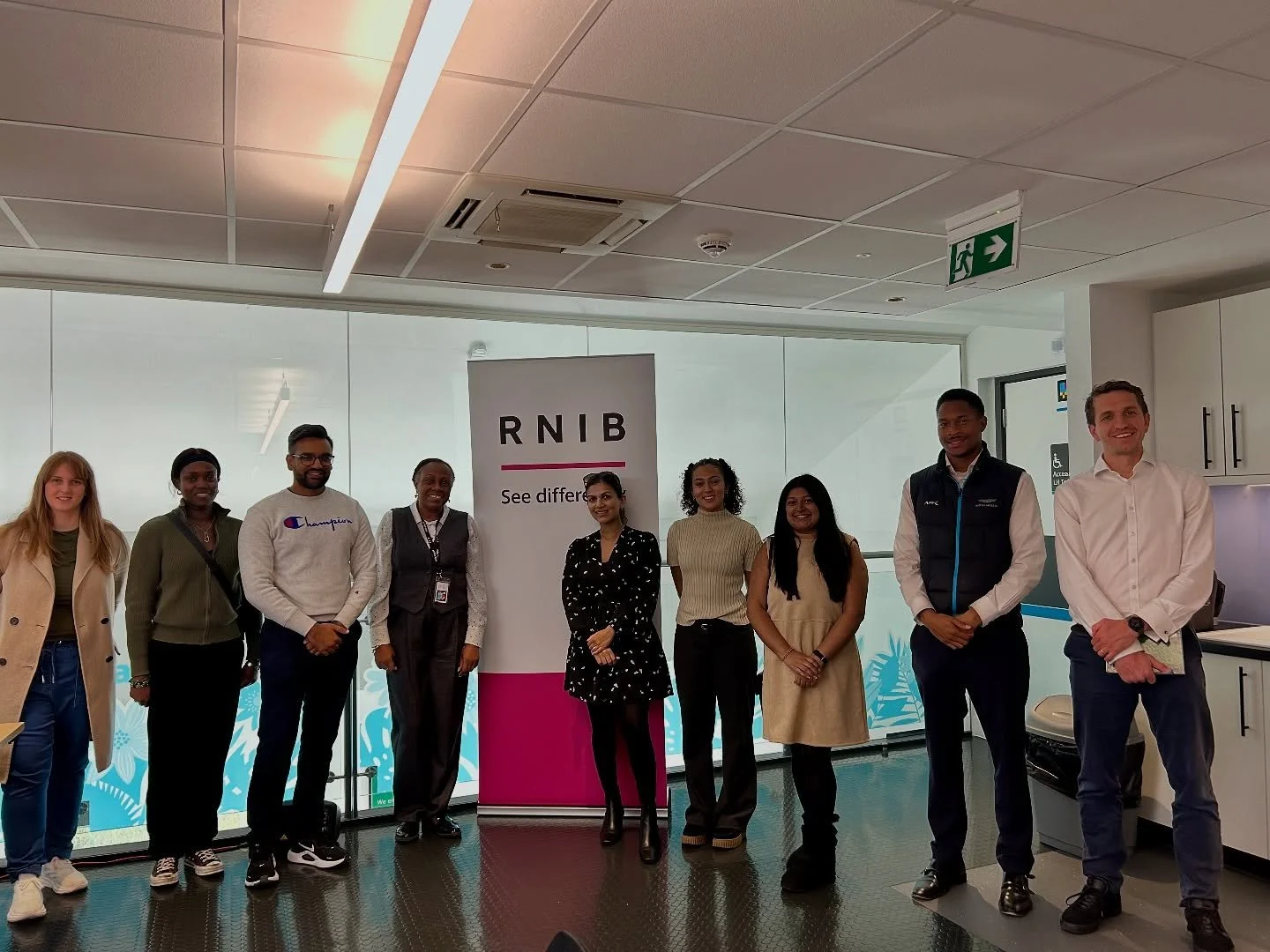 Yesterday, a group of PREACH Inclusion® members had a fantastic tour of the RNIB Grimaldi Building - delivered by Tricia-Marie Smikle, Head of Programmes at the RNIB, and former Project Manager for the RNIB building design and fit-out. 
The Grim