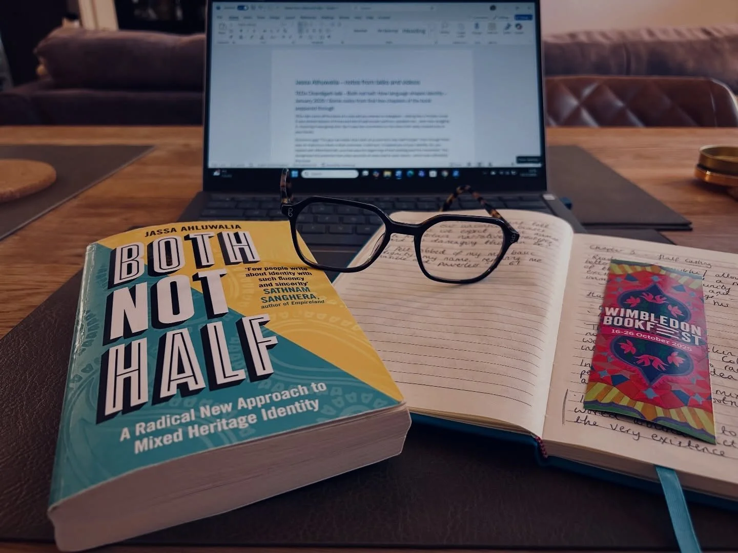 The festive period is the perfect time to wind down and get stuck into a good book. 

One of my favourite parts of any live conversation is the prep - reading and then rereading the book, making handwritten notes, watching videos and listening to pod