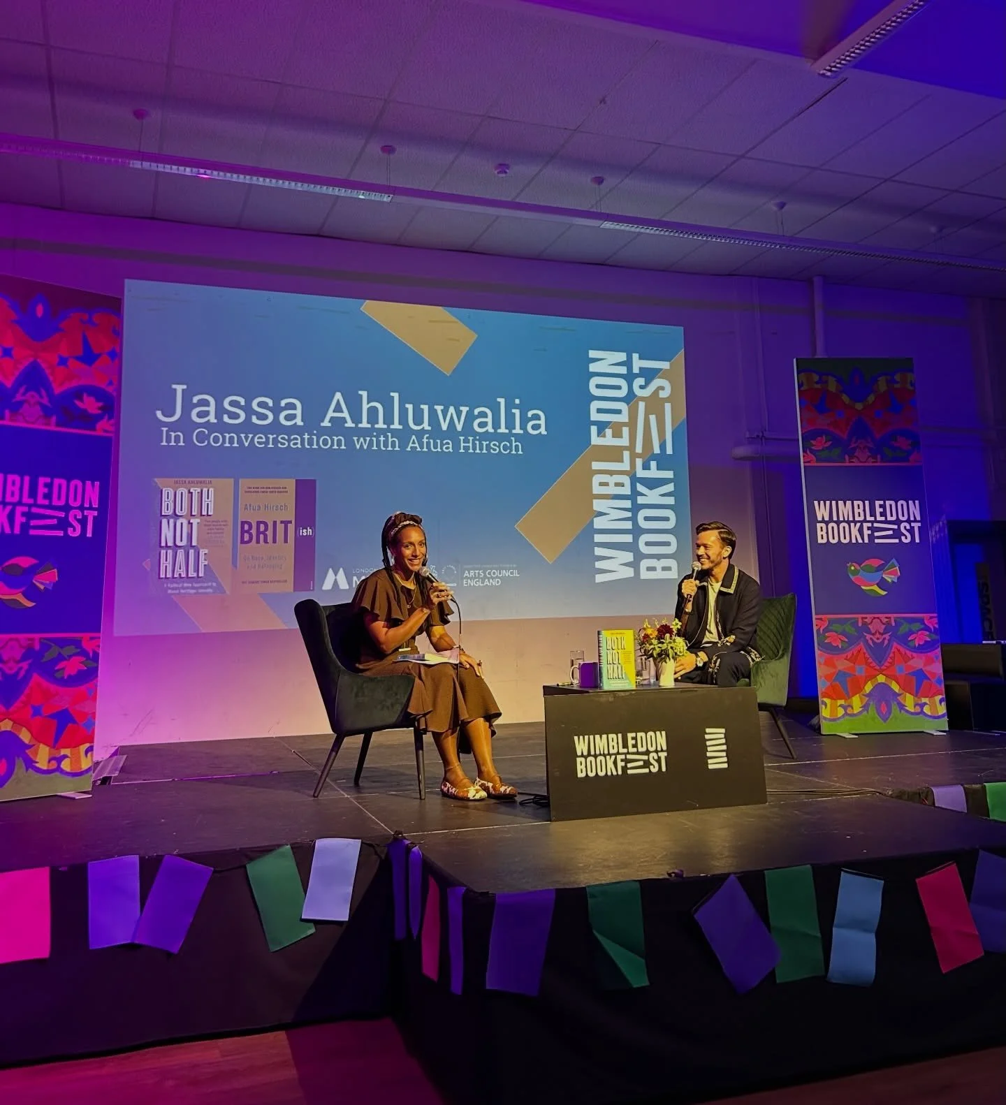 Throwback to October, when I headed to Wimbledon BookFest to watch Jassa Ahluwalia in conversation with Afua Hirsch.

I already knew I&rsquo;d soon be interviewing Jassa myself, so I went along to see them both in action &mdash; two authors who have 