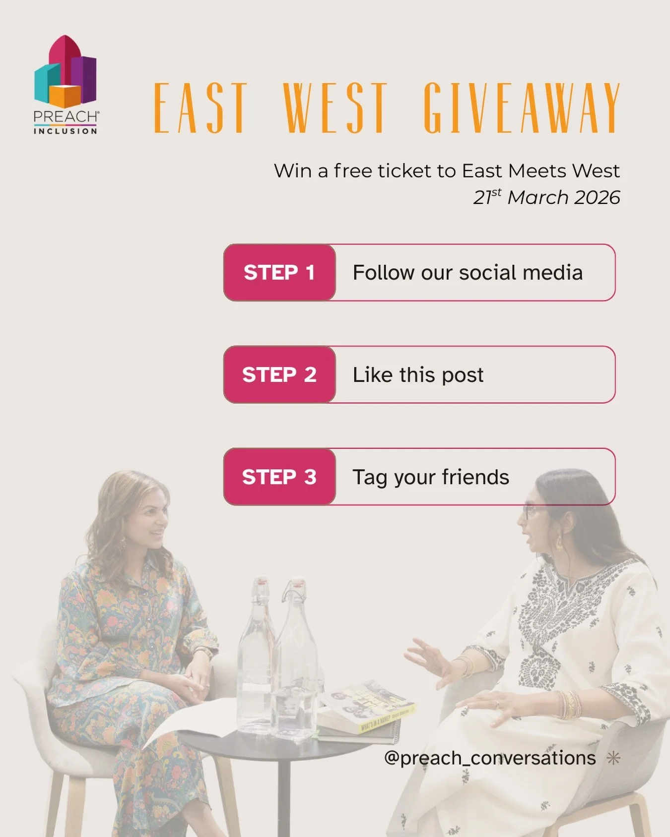 PREACH Conversations &mdash; the official events arm of PREACH Inclusion&reg; &mdash; is proud to sponsor Neelam Mistry-Thaker and South Asians for Sustainability in an upcoming gathering exploring how identity, culture, and conscious fashion choices