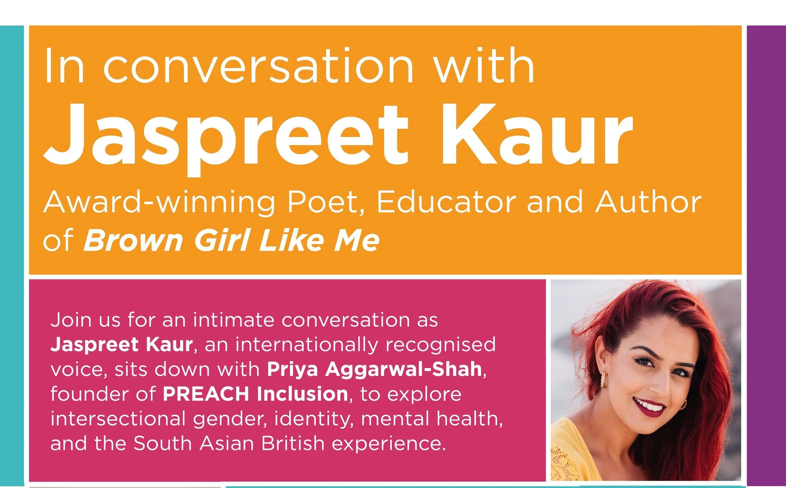 In Conversation with Jaspreet Kaur, author of Brown Girl Like Me (London)