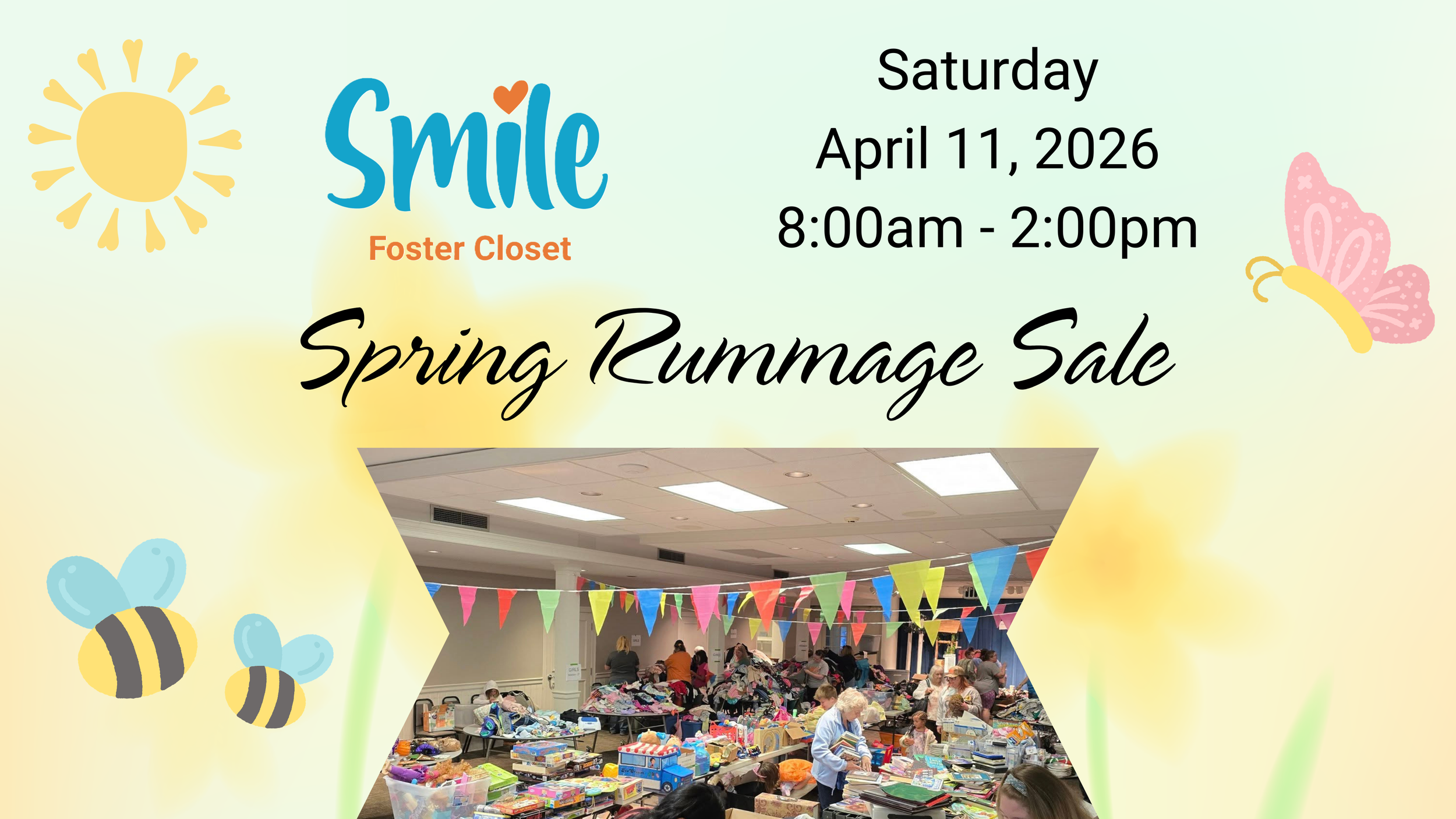 SMILE Foster Closet Spring Rummage Sale