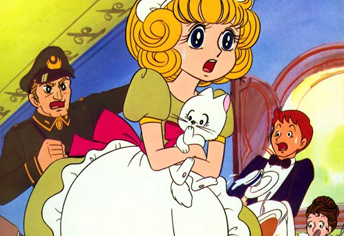 Corra, Honey, corra! Os olhos enormes, bastante ligados ao conceito de kawaii, já estavam presentes aqui - no Japão o desenho foi ao ar em 1981