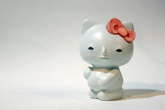 E finalmente a Hello Kitty do mundo bizarro, obra de Yoskay Yamamoto